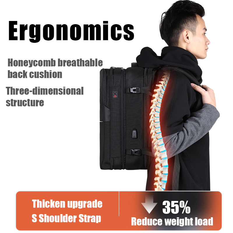 Buy ARCTIC HUNTER 2 in 1 Detachable Laptop Backpack 17 inch Laptop Custom Hiking Backpack Male Mochila Waterproof Backpack Bag at Best Price In Bangladesh