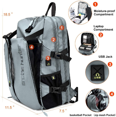Buy Arctic Hunter Sports Multi -Functional Big Capacity Outdoor Gym Football Independent Shoe Bag 2020 Basketball Backpack (229725786) at Best Price In Bangladesh
