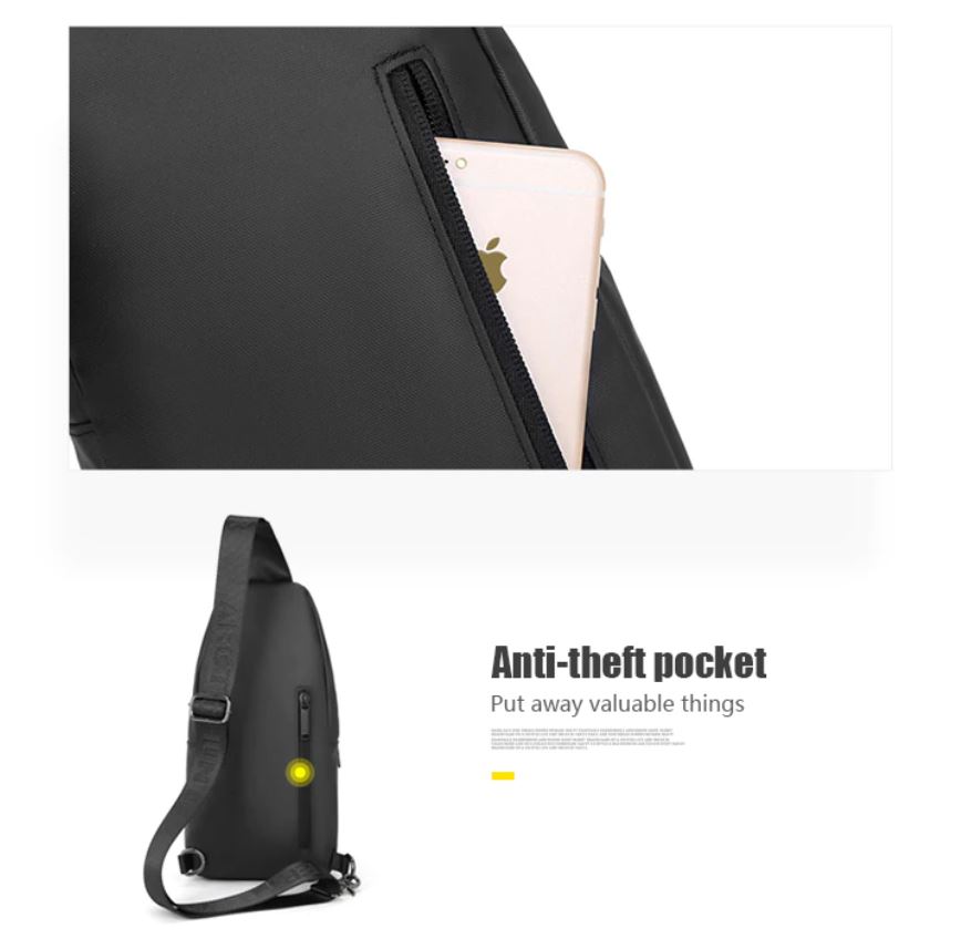 Buy ARCTIC HUNTER New Short Trip Chest Bag for Men Waterproof Crossbody Bags Sling Pack Large Capacity Male Outdoor Sports Bolso Bags at Best Price In Bangladesh