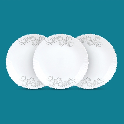Buy 10.5" Deep Plate 6 Pcs Set- Opal flora at Best Price In Bangladesh	
