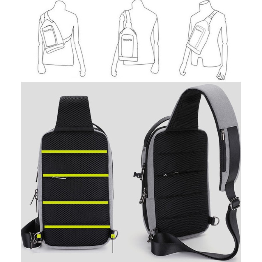 Buy ARCTIC HUNTER New Short Trip Chest Bag for Men Waterproof Crossbody Bags Sling Pack Large Capacity Male Outdoor Sports Bolso Bags at Best Price In Bangladesh