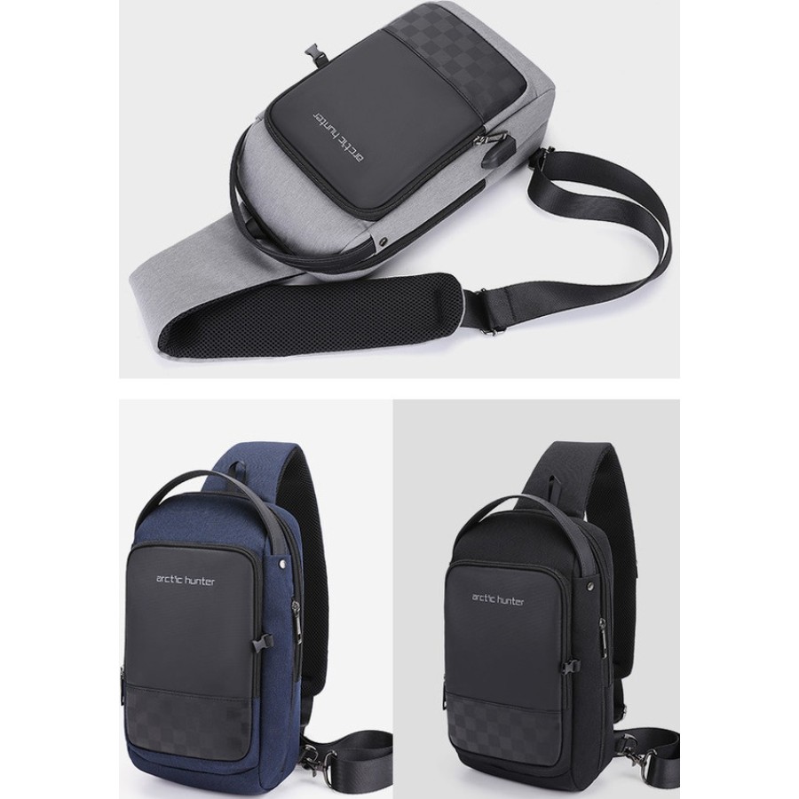 Buy ARCTIC HUNTER New Short Trip Chest Bag for Men Waterproof Crossbody Bags Sling Pack Large Capacity Male Outdoor Sports Bolso Bags at Best Price In Bangladesh
