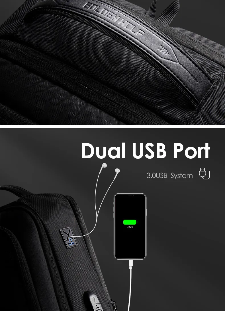 Buy Mochila impermeable Waterproof Bagpack Man Back Pack Custom Logo USB Charge Business Backpack Laptop Bag Backpack For Men at Best Price In Bangladesh