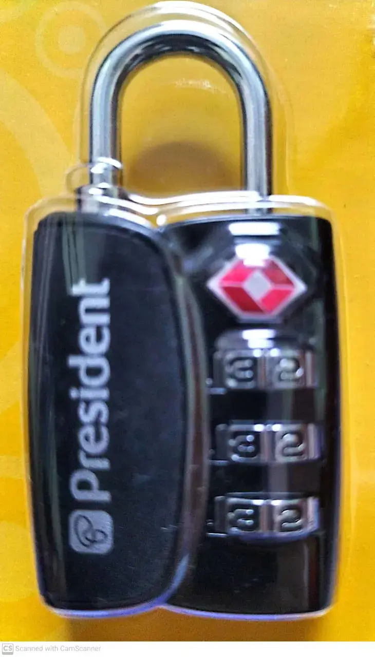 Buy President 3 Digit TSA Lock Mini Luggage Suitcase Security Padlock Password TSA Lock at Best Price In Bangladesh