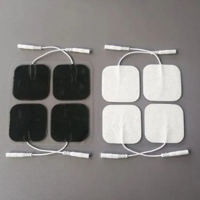 Picture of White Physiotherapy Equipments Self Adhesive Electrode Pads For Electronic Stimulators, Ift, Tens,Ems & Pulse Massagers