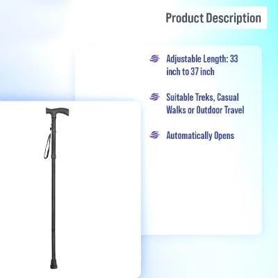 Picture of 4 ফোল্ডিং সেকশন ফোল্ডিং হাঁটার স্টিক - stick