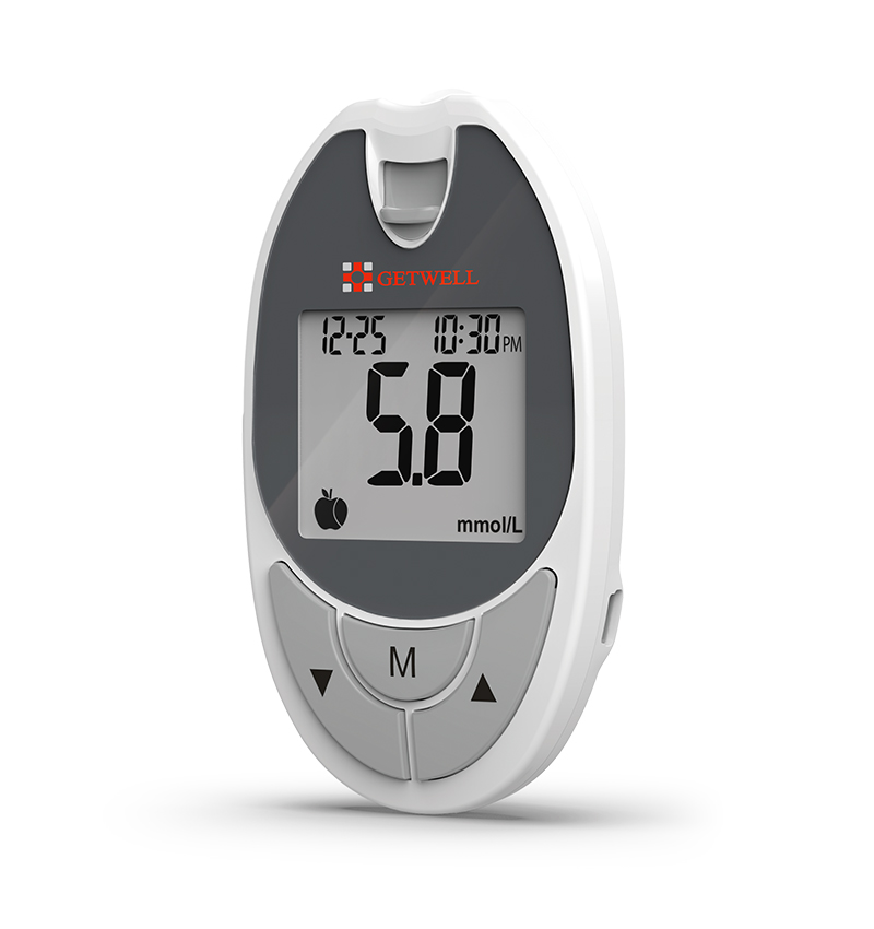 Picture of Fast Blood Sugar Check Machine with Strip Box