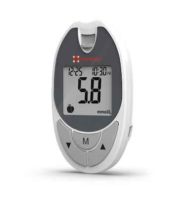 Picture of Fast Blood Sugar Check Machine with Strip Box