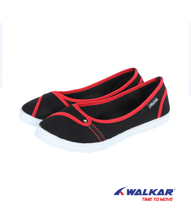 Picture of Walkar Ladies Canvas Black-MKT (D-6x)