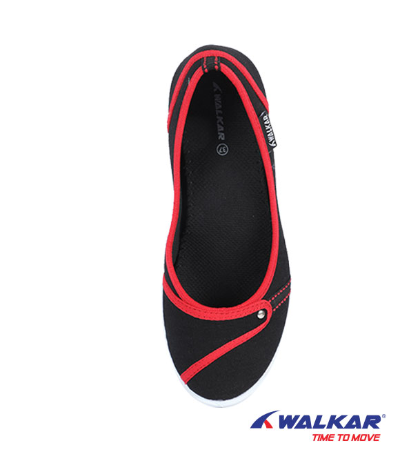 Picture of Walkar Ladies Canvas Black-MKT (D-6x)