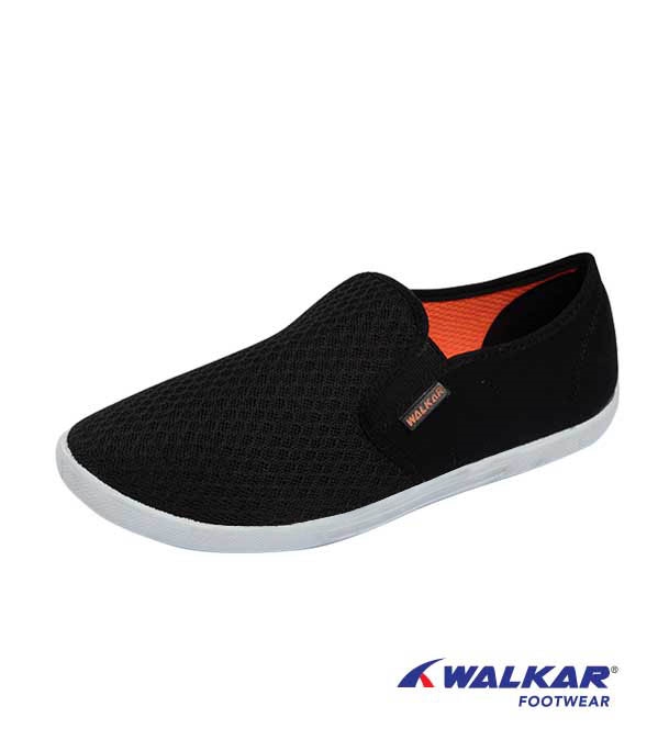 Buy Walkar Men's Canvas Black Online