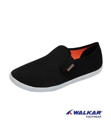 Buy Walkar Men's Canvas Black Online