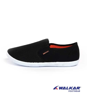 Buy Walkar Men's Canvas Black Online