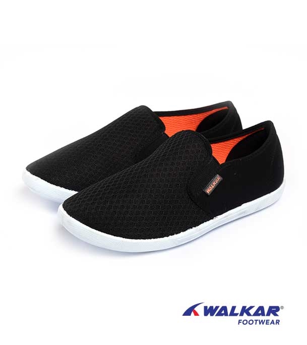 Buy Walkar Men's Canvas Black Online