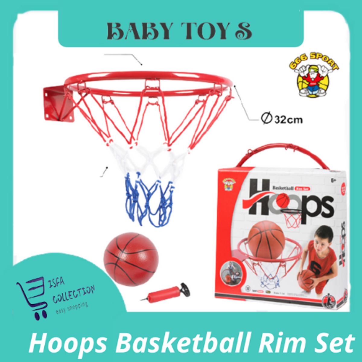 Buy Hoops Basketball Rim Set for kids - Multi-color Good quality product at Best Price In Bangladesh