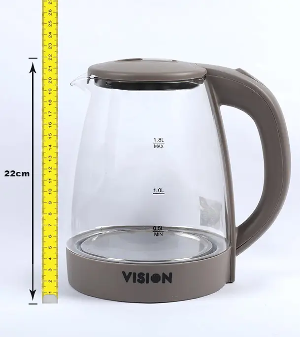 Buy Vision Electric Kettle 1.8 Liter VIS-EK-018 (Glass) at Best Price in Bangladesh	