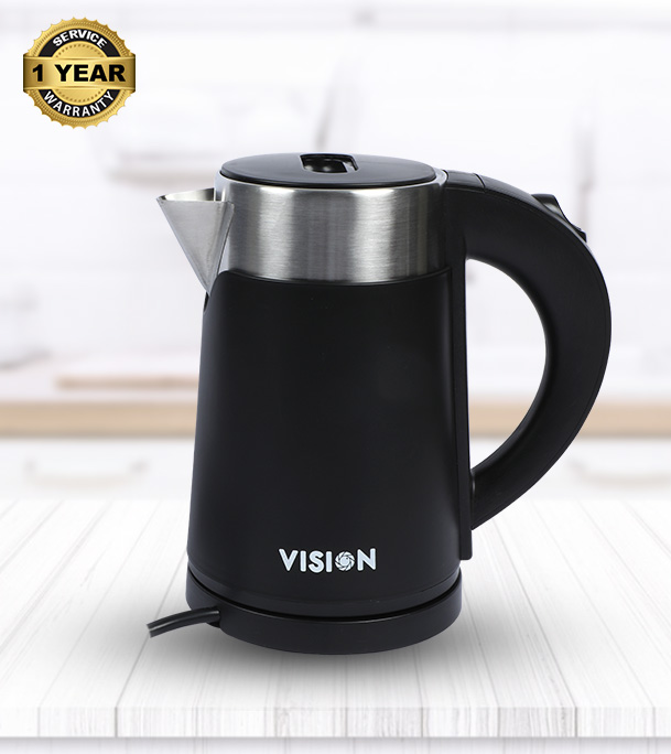 Picture of VISION Electric Kettle 1 Liter VIS-EK-013 (ROYAL) Black 