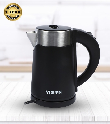 Picture of VISION Electric Kettle 1 Liter VIS-EK-013 (ROYAL) Black 