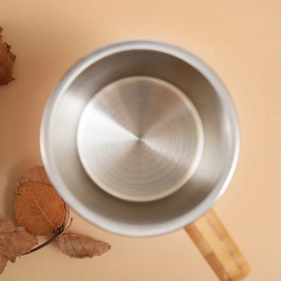 Picture of Wooden Tea Water Cups Stainless Steel 300ML