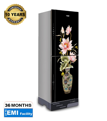 Buy VISION Glass Door Refrigerator RE-217 Liter Vase L Wheat Flower Top Mount at Best Price in Bangladesh
