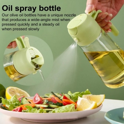 Picture of Dual Function Oil Dispenser Sprayer Misting Bottle 600ml