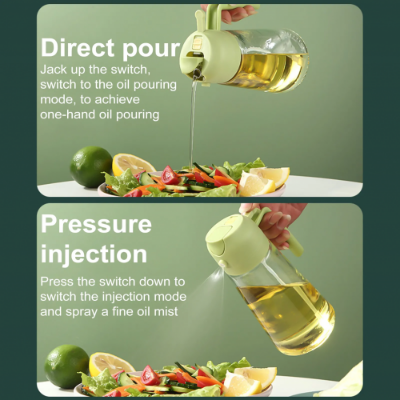 Picture of Dual Function Oil Dispenser Sprayer Misting Bottle 600ml