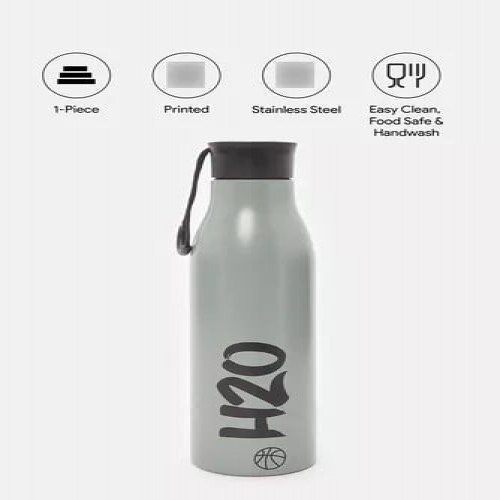 Picture of Stainless Steel H2O Sports Water Bottle 700ml