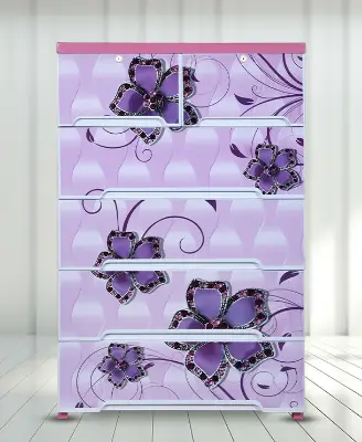 Picture of Elite Wardrobe (Double-5D)-Butterfly Pink-TEL