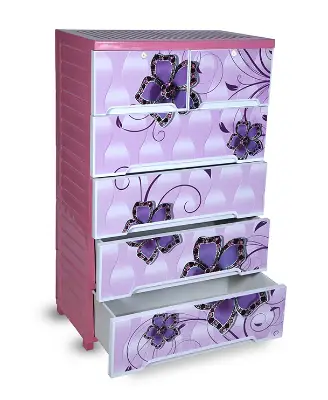 Picture of Elite Wardrobe (Double-5D)-Butterfly Pink-TEL