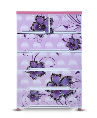 Picture of Elite Wardrobe (Double-5D)-Butterfly Pink-TEL