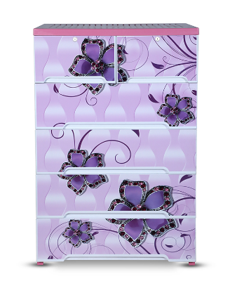 Picture of Elite Wardrobe (Double-5D)-Butterfly Pink-TEL