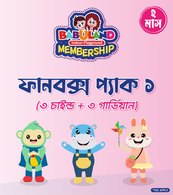 Picture of Babuland FunBox Pack-1 (3 Child + 3 Guardian) 2 Months