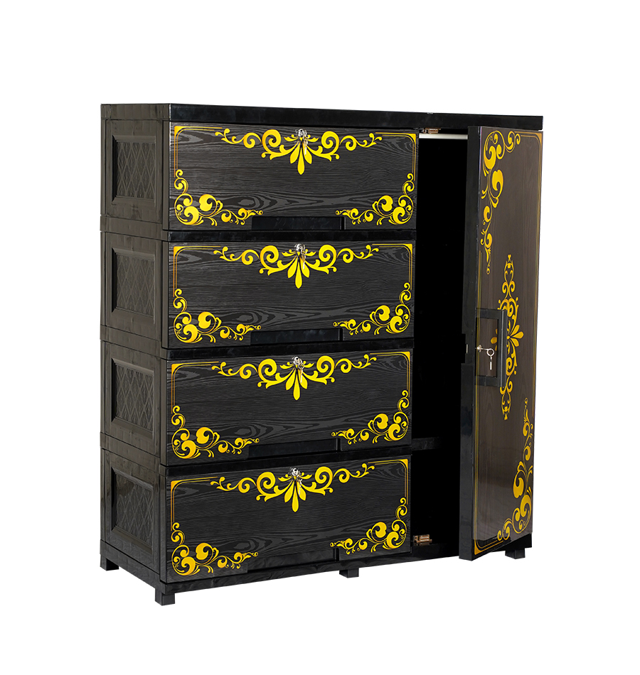 Buy RFL Wardrobe King Black Wood at Best Price In Bangladesh