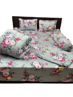 Picture of 5 In 1 Combo Twill Cotton Comforter Set 