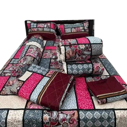 Picture of 5 In 1 Combo Twill Cotton Comforter Set