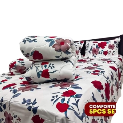 Picture of 5 In 1 Combo Twill Cotton Comforter Set