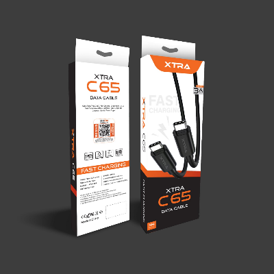 Picture of XTRA C65 Type-C to C 1m Cable Black