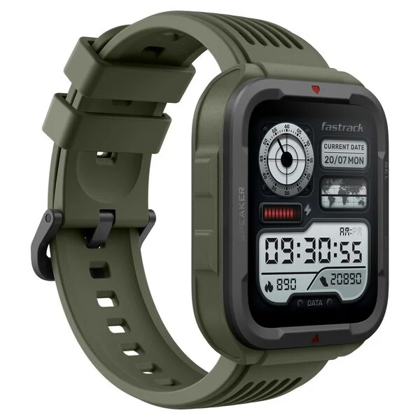 Picture of Fastrack Active with 1.83'' UltraVU HD Display and Functional Crown Rugged Smartwatch with AI Coach