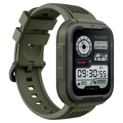 Picture of Fastrack Active with 1.83'' UltraVU HD Display and Functional Crown Rugged Smartwatch with AI Coach