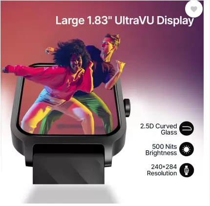 Picture of Fastrack Revoltt FS1 1.83 Display, Fastcharge with AI Coach Smartwatch