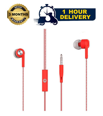 Picture of Motorola Pace 115 In Ear Corded Headset Red 