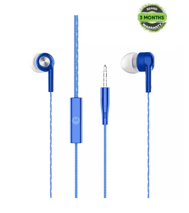 Picture of Motorola Pace 115 In Ear Corded Headset Blue 