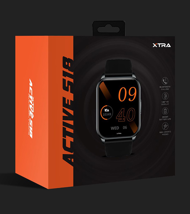 Picture of Xtra Active S18 Stainless Steel, Bluetooth Calling System Blue 