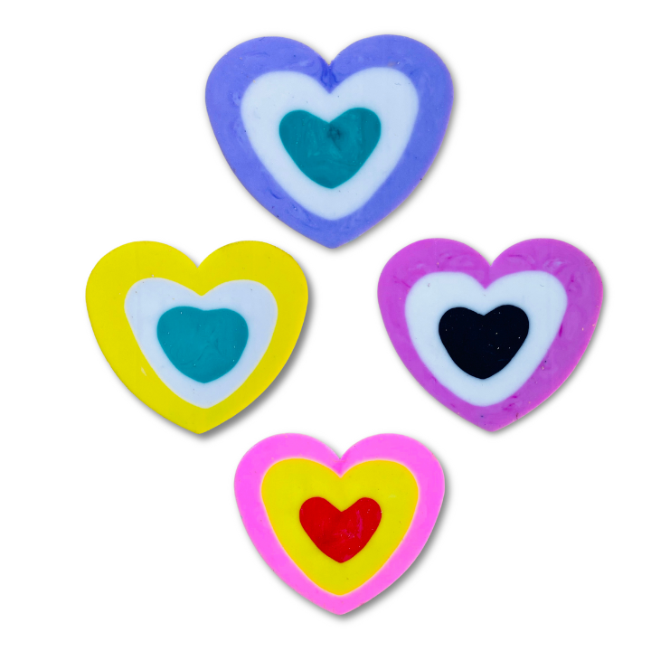 Picture of  Good Luck Eraser - Heart - Multi Color( Perfumed ) 