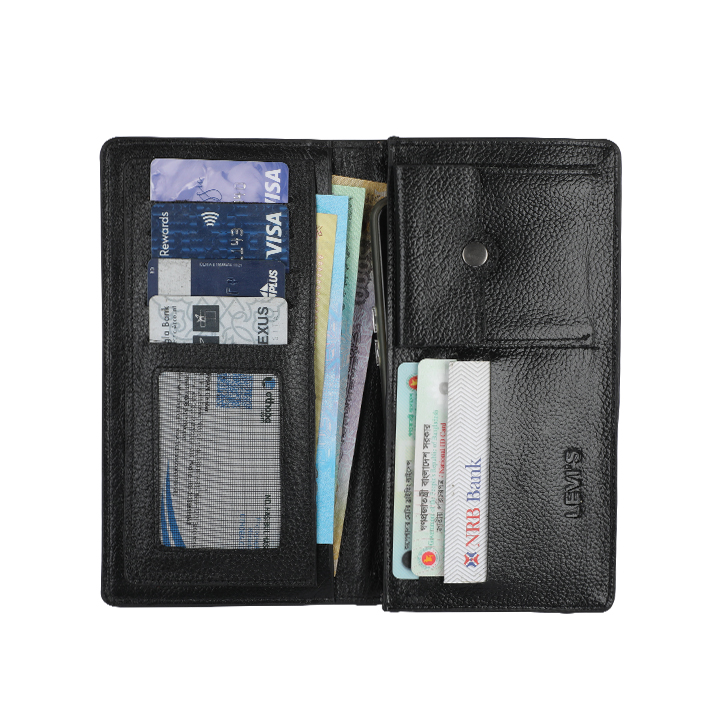 Buy 100% Original Men’s Long Wallet specially Use for 1 mobile, 8 Card Slot and Seperate Coin Pocket at Best Price In Bangladesh