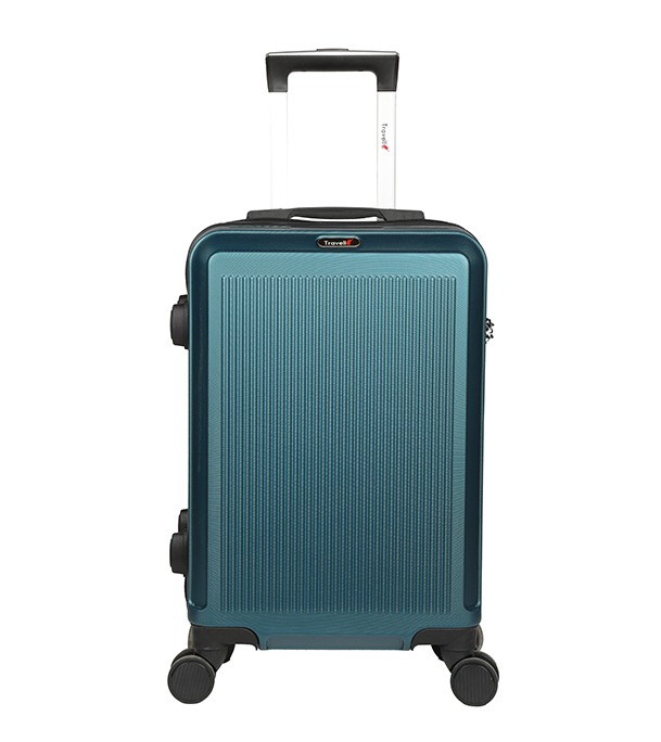 Picture of Travello 28 Inch Royal Zipper Unbreakable Body More Capacity Water Resistant Aluminum Luggage- Trolley Green