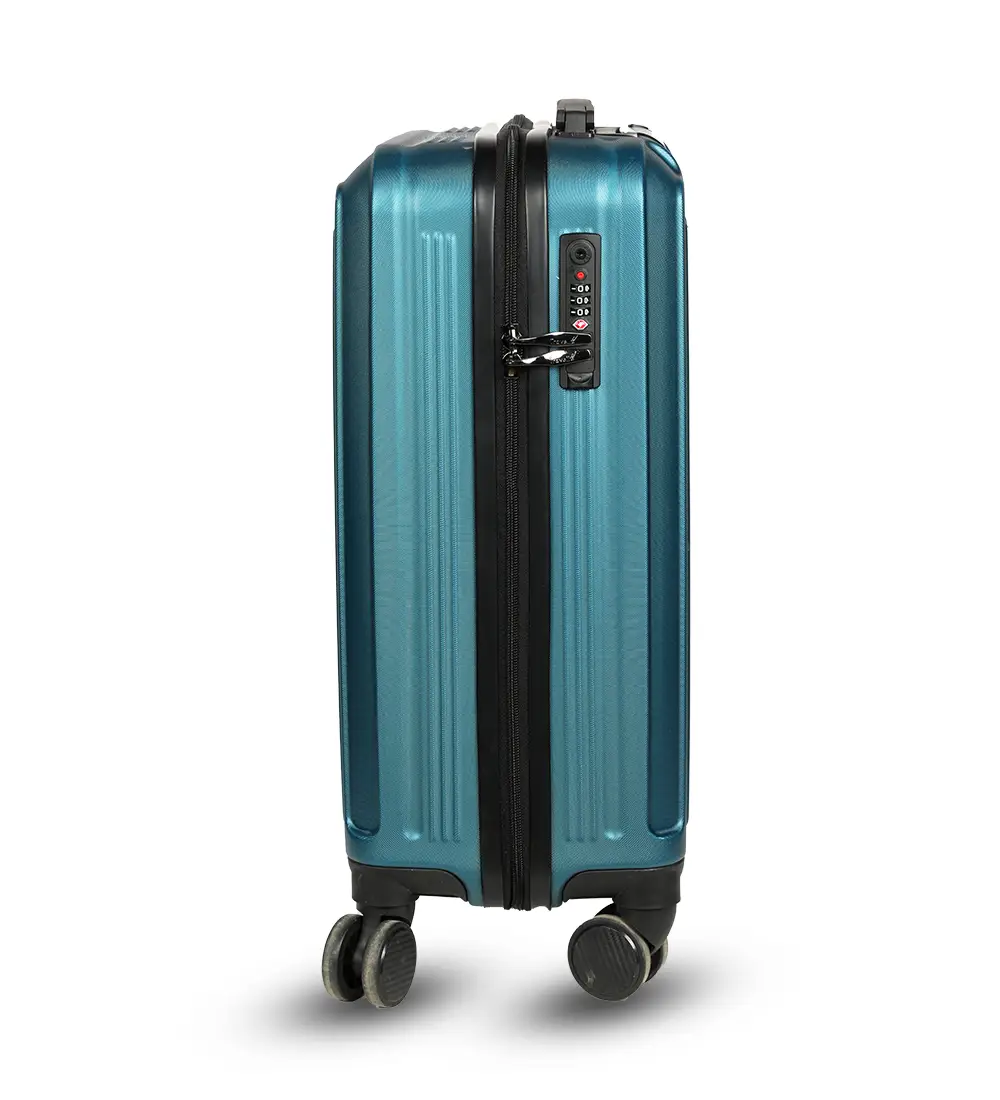 Picture of Travello 28 Inch Royal Zipper Unbreakable Body More Capacity Water Resistant Aluminum Luggage- Trolley Green