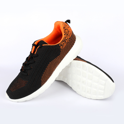 Buy Walkar Light Weight Comfortable Breathable Material Sports Shoe for Men Navy Orange Online at Best Price
