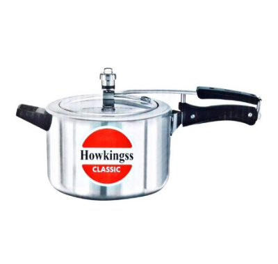 Picture of Silver Howkins 3.5 liter classic Pressure Cooker with Separetors