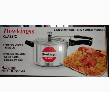 Picture of Silver Howkins 3.5 liter classic Pressure Cooker with Separetors